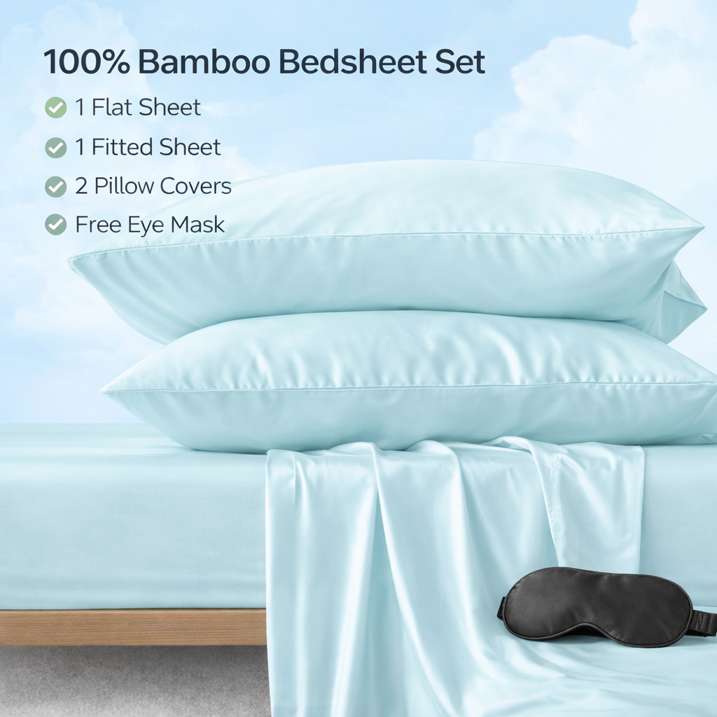 Bamboo Sheet Set_Ocean Mist